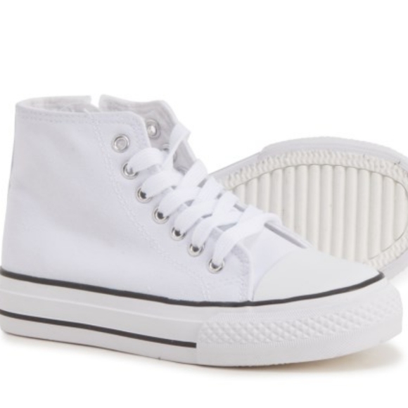 Tommy Bahama Hi-Top Sneakers, White 12T - Picture 10 of 15